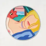 Tom Wesselmann, Blonde Vivienne, 1998, Reliefdruck auf handgeschöpftem Bütten