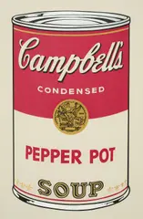 Andy Warhol, Campbell's Soup I (Pepper Pot), 1968, Farbserigrafie auf beschichtetem Papier
