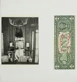 Now in NY city by Andy Warhol, Dollarnote und Offset auf Velin, sold May 2025