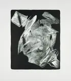 Karl Otto Götz, Bella, 1997, Lithografie auf Fabriano (Trockenstempel)