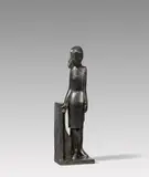 Joseph Csaky, Femme à l'architecture, 1926 (Entwurf), Bronze, schwarz patiniert