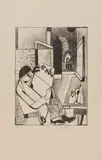 Curt Lahs, Ohne Titel, Lithografie auf Velin