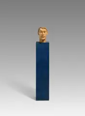 Stephan Balkenhol, Ohne Titel, Wawa-Holz, farbig gefasst