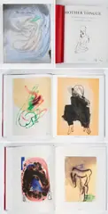 Camille Henrot, Mother Tongue, 2023, Aquarell auf Buchcover