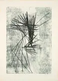 Hans Hartung, L 1966-22, 1966/1970/71, Farblithografie auf BFK RIVES (Wasserzeichen)
