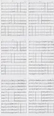 Hanne Darboven, Opus 26, 1989/90, Offsetlitografien auf gestrichenem (6 Blatt) bzw