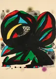 Fundacio Joan Miró by Joan Miró, 1975, Farblithografie auf Bütten, sold Sep 2025