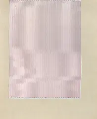Sergej Jensen, Ohne Titel, 2001, Stoff und Faden, vernäht auf Leinwand