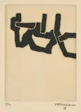 Eduardo Chillida, Burni Bizitu I, 1967, Radierung auf Bütten