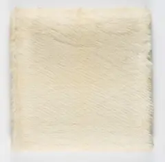 Sylvie Fleury, Cuddly Painting, 1991, Synthetischer Pelz auf Keilrahmen