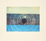 Max Ernst, Der versunkene Mond, 1973, Farbfotolithografie auf BFK RIVES (Wasserzeichen)