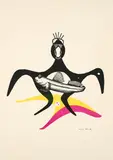 Max Ernst, Plakat für Worpswede, 1967, Farbfotolithografie auf Velin