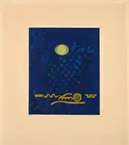 Max Ernst, Histoire Naturelle II, 1964, Farbfotolithografie auf Arches (Wasserzeichen)