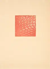 Max Ernst, Zu: Joe Bousquet, Lumière infranchissable pourriture, 1964, Farbradierung auf Bütten