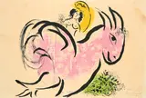 Marc Chagall, Le coq rouge / Der rote Hahn