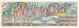 James Rizzi, All Roads leed to New York City, 2009, 3D-Farbserigrafie auf leichtem Karton