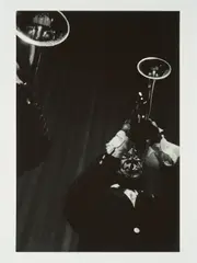 Robert Lebeck, Louis Armstrong Frankfurt 1956, 1956, Gelatinesilberabzug