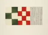 Sean Scully, Raval 4, 1996, Farbradierung auf Arches (Wasserzeichen)