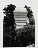 Villa Malaparte, Capri by Günther Förg, 1995, Gelatinesilberabzug auf Barytpapier. Im Passepartout mit Umschlag, sold Jun 2025