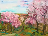 Heide Fahlbusch, "Frühling", 2007, Öl auf Leinwand
