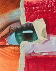 Fritz Köthe, Ohne Titel, 1979, Öl auf Malkarton