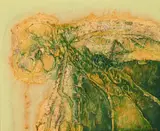 César Manrique, "Vejez del Liquen", 1979, Mischtechnik auf Leinwand