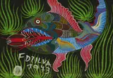 Chico (Francisco Domingos) da Silva, Fisch, 1973, Tempera auf Leinwand über Sperrholz