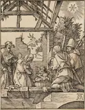 Albrecht Durer, Die Geburt Christi, 1511, Holzschnitt auf Papier