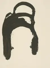 Joseph Beuys, Wagen des Hirschführers (Aus: Spur II), 1977, Farblithografie auf Bütten