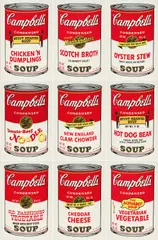Campbells Soup II by Andy Warhol, Serie von 10 Farbserigrafien auf leichtem Karton, sold Sep 2025