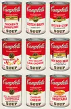 Andy Warhol, Campbells Soup II, Serie von 10 Farbserigrafien auf leichtem Karton