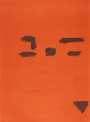 Joseph Beuys, Aus: Spur II, 1977, Farblithografie auf Bütten