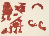 Joseph Beuys, Aus: Spur II, 1977, Farblithografie auf Bütten