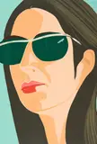 Alex Katz, Ada with Sunglasses (Aus: Alex and Ada, the 1960's to the 1980's), 1990, Farbserigrafie auf leichtem Karton