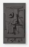 Louise Nevelson, Ohne Titel, Holz, farbig gefasst