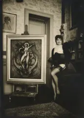 Pierre Molinier, L'oeuvre, le peintre et son fétiche, 1970, Gelatinesilberabzug auf Agfa