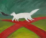 Leiko Ikemura, Ohne Titel, 1980, Öl auf Leinwand