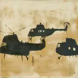 Norbert Schwontkowski, Dicht am Boden, 1999, Öl auf Leinwand
