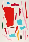 Imi Knoebel, Ohne Titel (Messerschnitt), 1993, Farbserigrafie auf leichtem Karton