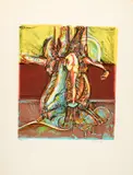 Norbert Tadeusz, Ohne Titel, 1985, Farblithografie auf Bütten