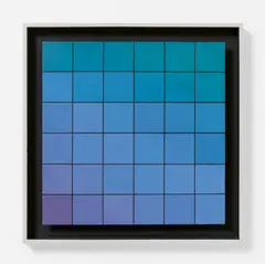 Henryk Stażewski, "29-68", 1968, Acryl auf Hartfaserplatte in Künstlerrahmen