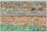 James Rizzi, On the Boardwalk, 1985, 3D-Farbserigrafie auf leichtem Karton