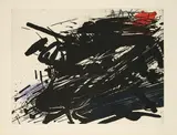 K.R.H. Sonderborg, Ohne Titel, 1958, Farbradierung auf BFK RIVES (Wasserzeichen)