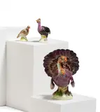 Drei Miniaturvögel by Meissen, Um 1750, Porzellan, farbig staffiert, sold May 2025