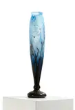 Cristallerie Daum, Vase mit Schneeglöckchen
