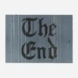 Ed Ruscha, The End, 1991, lithograph on Rives BFK