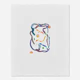 Sam Francis, Untitled (SFE-086), 1992, etching in colors on Rives BFK