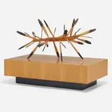 James Surls, Knife Flower, 1981, carved and burned wood