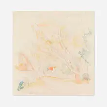 Stanton Macdonald-Wright, Santa Monica, 1939, watercolor and graphite on paper