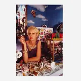 Greer at Einstein's, N.Y.C. by Nan Goldin, 1985, cibachrome print, sold Feb 2022
